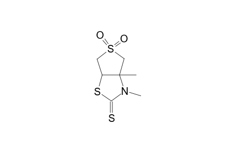 3,3a-dimethyltetrahydrothieno[3,4-d][1,3]thiazole-2(3H)-thione 5,5-dioxide