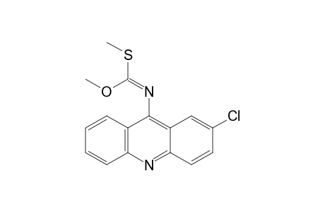O-METHYL-S-METHYL-(2-CHLOROACRIDIN-9-YL)-IMINOTHIOCARBONATE