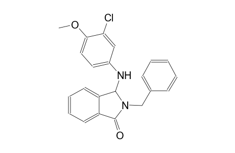 1H-isoindol-1-one, 3-[(3-chloro-4-methoxyphenyl)amino]-2,3-dihydro-2-(phenylmethyl)-