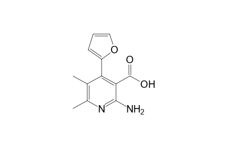 2-amino-4-(furan-2-yl)-5,6-dimethylpyridine-3-carboxylic acid