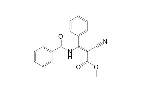 Methyl (Z)-3-Benzamido-2-cyano-3-phenyl-2-propenoate