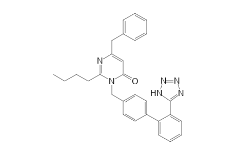 2-Butyl-6-benzyl-3-[2'-(1H-tetrazol-5-yl)biphenyl-4-ylmethyl]-3H-pyrimidin-4-one