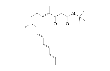 (4E,10E,12E,14E)-4,8-Dimethylhexadeca-4,10,12,14-tetraene-.beta.-ketothioate