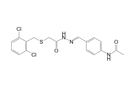 [(2,6-dichlorobenzyl)thio]acetic acid, (p-acetylbenzylidene)hydrazide
