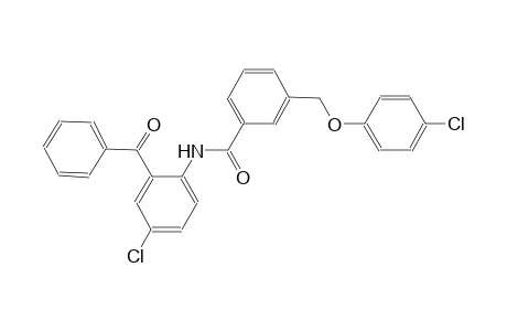 N-(2-benzoyl-4-chlorophenyl)-3-[(4-chlorophenoxy)methyl]benzamide