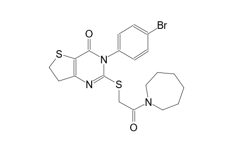 thieno[3,2-d]pyrimidin-4(3H)-one, 3-(4-bromophenyl)-2-[[2-(hexahydro-1H-azepin-1-yl)-2-oxoethyl]thio]-6,7-dihydro-