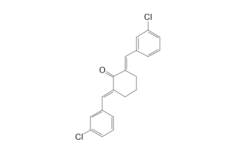 2,6-bis(3-chlorobenzylidene)cyclohexan-1-one
