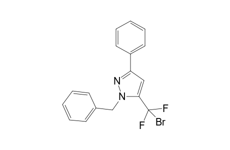 Benzyl-5-(bromodifluoromethyl)-3-phenyl-1H-pyrazole