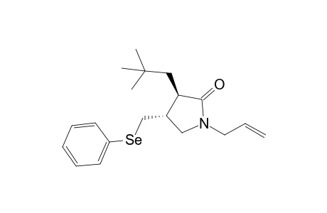 (3R,4R)-3-(2,2-Dimethylpropyl)-4-[(phenylseleno)methyl]-1-(2-propenyl)-2-pyrrolidinone