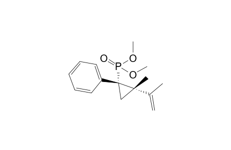 Phosphonic acid, [2-methyl-2-(1-methylethenyl)-1-phenylcyclopropyl]-, dimethyl ester, trans-