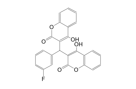 3-[(3-fluorophenyl)(4-hydroxy-2-oxo-2H-chromen-3-yl)methyl]-4-hydroxy-2H-chromen-2-one