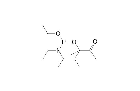 O-ETHYL-O-(2-ACETYLBUT-2-YL)DIETHYLAMIDOPHOSPHITE