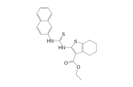 Ethyl 2-(3-(naphthalen-2-yl)thioureido)-4,5,6,7-tetrahydrobenzo[b]thiophene-3-carboxylate