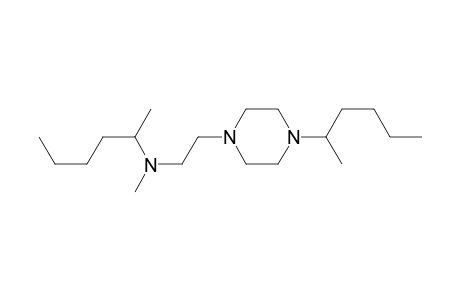 1-(2-(N-Hex-2-yl,N-methylamino)ethyl)-4-(hex-2-yl)piperazine