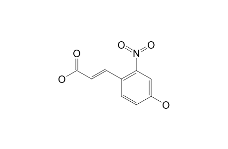 2-NITRO-4-HYDROXYCINNAMIC-ACID