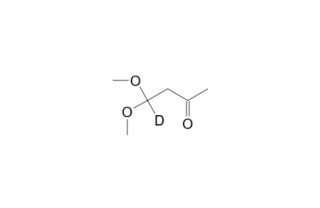 4,4-Dimethoxy, 4-deutero, 2-butanone
