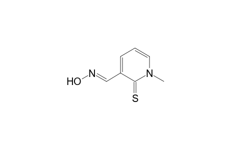 (3E)-1-methyl-2-sulfanylidene-3-pyridinecarboxaldehyde oxime