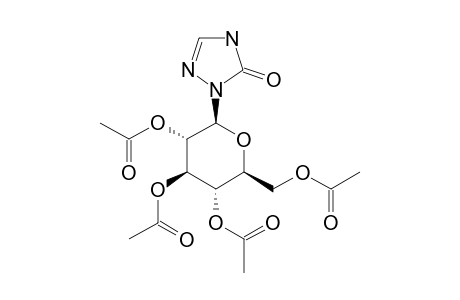 1-(2,3,4,6-TETRA-O-ACETYL-BETA-D-GLUCOPYRANOSYL)-1,2,4-TRIAZOLIN-5-ONE