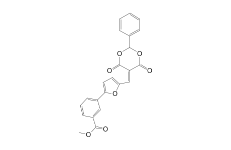 Methyl 3-{5-[(4,6-dioxo-2-phenyl-1,3-dioxan-5-ylidene)methyl]-2-furyl}benzoate