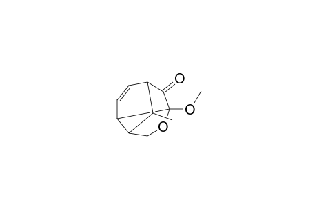 3-Methoxy-10-methyl-4-oxatricyclo[4.3.1.0(3,7)]dec-8-en-2-one