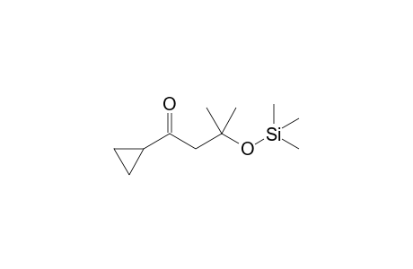 1-Cyclopropyl-3-methyl-3-[(trimethylsilyl)oxy]butan-1-one