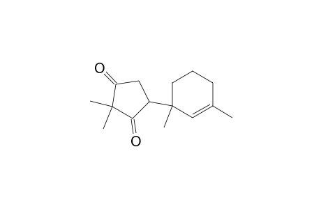 5-(1,3-Dimethylcyclohexen-3-yl)-2,2-dimethylcyclopentan-1,3-dione