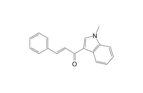 (E)-1-(1-methyl-3-indolyl)-3-phenyl-2-propen-1-one