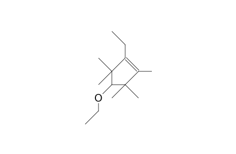 4-Ethoxy-2-ethyl-1,3,3,5,5-pentamethyl-cyclopentene