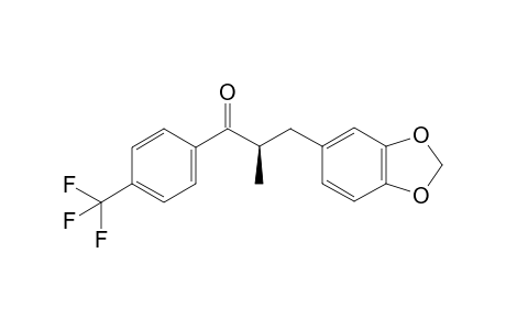 (R)-3-(benzo[d][1,3]dioxol-5-yl)-2-methyl-1-(4-(trifluoromethyl)phenyl)propan-1-one