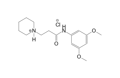piperidinium, 1-[3-[(3,5-dimethoxyphenyl)amino]-3-oxopropyl]-, chloride