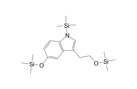 1H-Indole, 1-(trimethylsilyl)-5-[(trimethylsilyl)oxy]-3-[2-[(trimethylsilyl)oxy]ethyl]-
