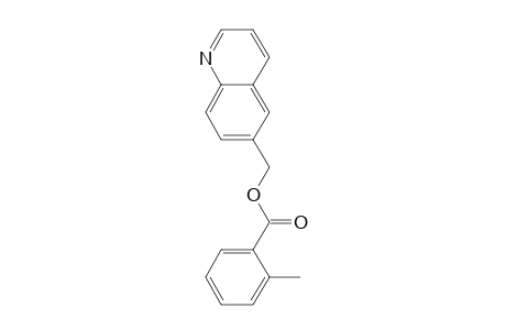 6-Quinolylmethyl 2-methylbenzoate
