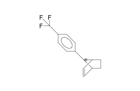 7-(4-Trifluoromethyl-phenyl)-bicyclo(2.2.1)hept-2-en-7-yl cation