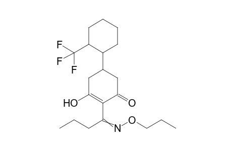2-Cyclohexen-1-one, 3-hydroxy-2-[1-(propoxyimino)butyl]-5-[2-(trifluoromethyl)cyclohexyl]-
