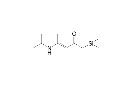 4-(N-Isopropylamino)-1-(trimethylsilyl)pent-3-en-2-one