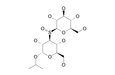 (2-PROPYL-ALPHA-D-GLUCOPYRANOSYL-3-YL)-(BETA-D-GLUCOPYRANOSYL)-(R)-SULFOXIDE