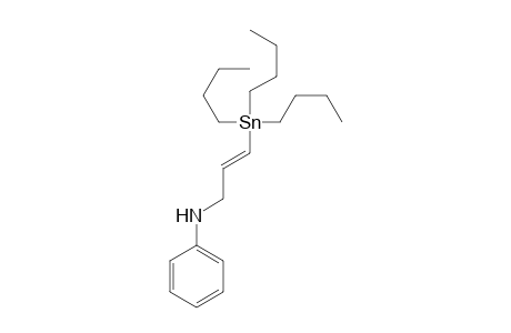 (E)-N-phenyl-N-1-(tributylstannyl)prop-1-en-3-ylamine