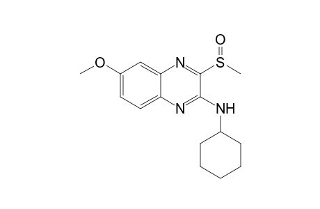 2-Cycloexyl-3-methylsulfinyl-6-methoxyquinoxaline
