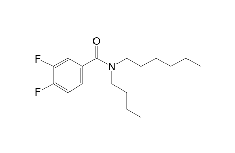 Benzamide, 3,4-difluoro-N-butyl-N-hexyl-