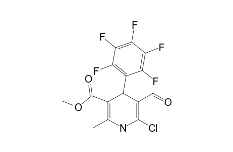 METHYL-4-PENTAFLUOROPHENYL-6-CHLORO-5-FORMYL-2-METHYL-1,4-DIHYDROPYRIDINE-3-CARBOXYLATE