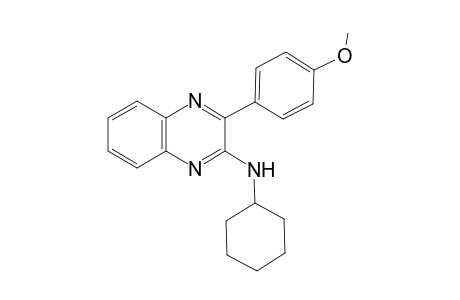 N-cyclohexyl-3-(4-methoxyphenyl)-2-quinoxalinamine