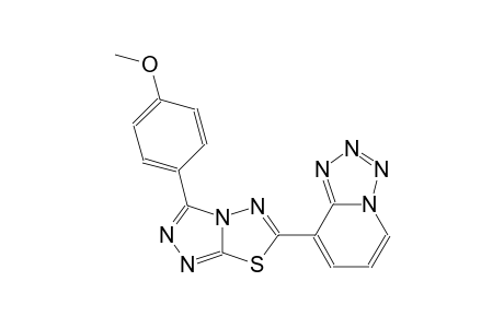 tetrazolo[1,5-a]pyridine, 8-[3-(4-methoxyphenyl)[1,2,4]triazolo[3,4-b][1,3,4]thiadiazol-6-yl]-