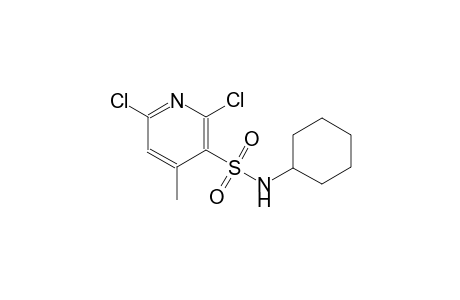 Pyridine-3-sulfonamide, 2,6-dichloro-4-methyl-N-cyclohexyl-