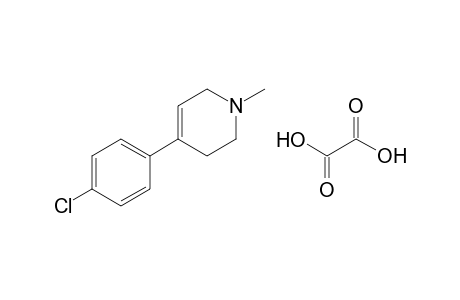 1-Methyl-4-(4-chlorophenyl)-1,2,3,6-tetrahydropyridine oxalate salt