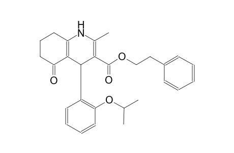 3-quinolinecarboxylic acid, 1,4,5,6,7,8-hexahydro-2-methyl-4-[2-(1-methylethoxy)phenyl]-5-oxo-, 2-phenylethyl ester