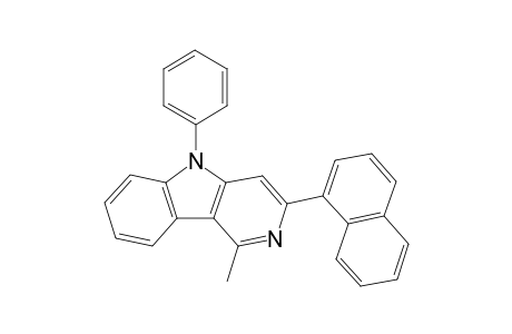 1-methyl-3-(naphthalen-1-yl)-5-phenyl-5H-pyrido[4,3-b]indole