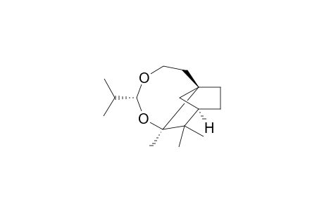 (1S,5R,7S,9R)-5-(1-Methylethyl)-7,8,8-trimethyl-4,6-dioxatriicyclo[7.2.1.0(1,7)]dodecane