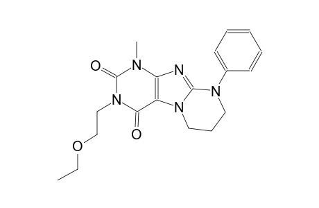3-(2-ethoxyethyl)-1-methyl-9-phenyl-6,7,8,9-tetrahydropyrimido[2,1-f]purine-2,4(1H,3H)-dione