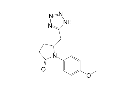 (RS)-1-(4-Methoxyphenyl)-5-(tetrazol-5-ylmethyl)pyrrolidin-2-one