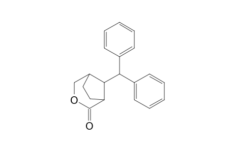 3-Oxabicyclo[3.2.1]octan-2-one, 8-(diphenylmethyl)-, syn-